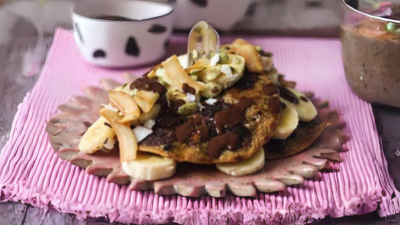 Panquecas de Maracujá com Chocolate